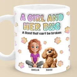 Furry Friends Make The Best Companions - Dog Personalized Custom 3D Inflated Effect Printed Mug - Gift For Pet Owners, Pet Lovers