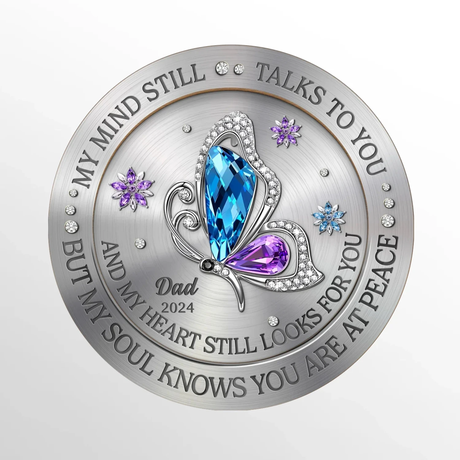 Some Part Of Me Will Always Search For You - Memorial Personalized Custom Car Visor Clip - Sympathy Gift For Family Members 3 Some Part Of Me Will Always Search For You - Memorial Personalized Custom Car Visor Clip - Sympathy Gift For Family Members - Image 3