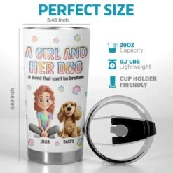 Dogs Are A Girl's Best Friend - Dog Personalized Custom 3D Inflated Effect Printed Tumbler - Gift For Pet Owners, Pet Lovers 6 Dogs Are A Girl's Best Friend - Dog Personalized Custom 3D Inflated Effect Printed Tumbler - Gift For Pet Owners, Pet Lovers -Pawfect House Store 67c69d0e592c8