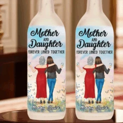 Mother And Daughter, Forever Connected - Family Personalized Custom Bottle Lamp - Mother's Day, Gift For Mom, Daughter 8 Mother And Daughter, Forever Connected - Family Personalized Custom Bottle Lamp - Mother's Day, Gift For Mom, Daughter -Pawfect House Store 67c826e549698