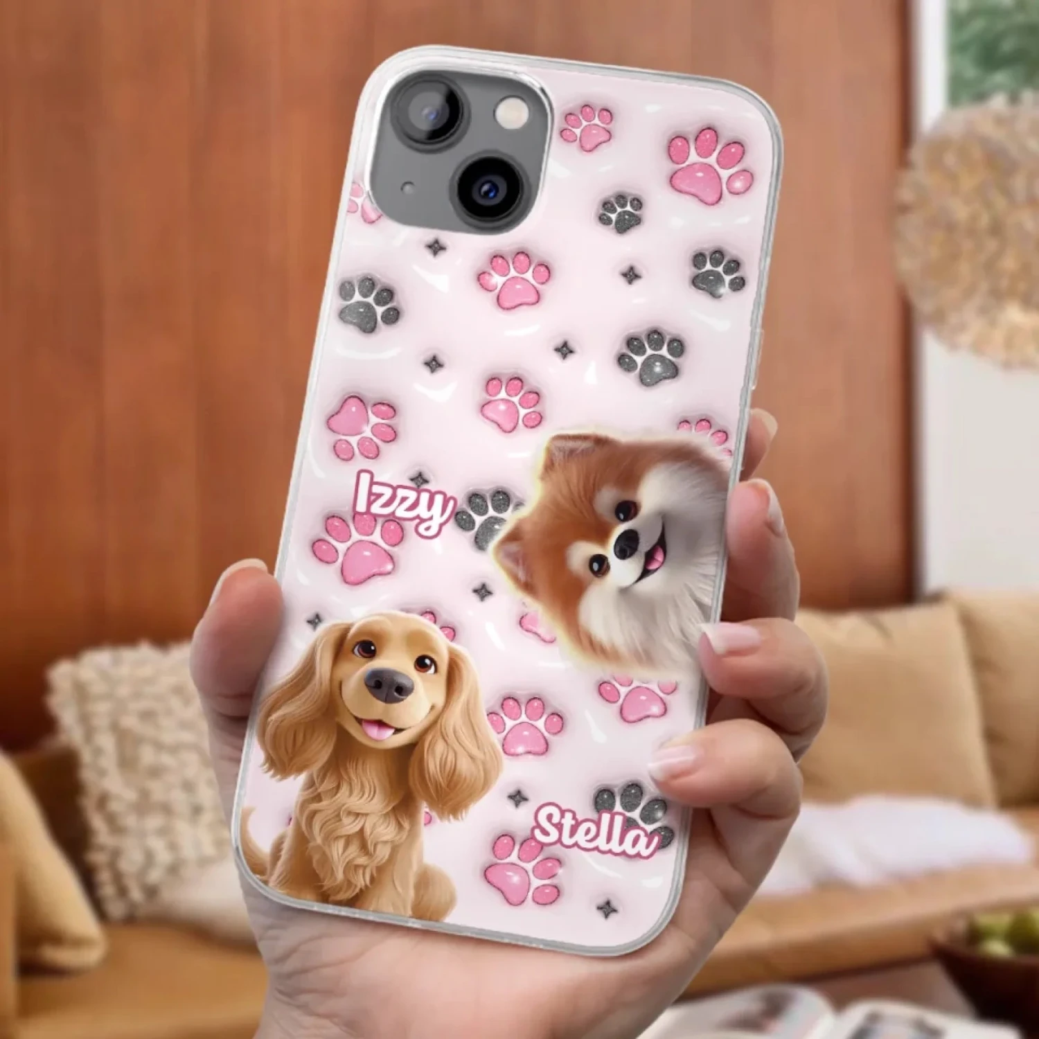 Loyal Paws, Endless Love - Dog Personalized Custom 3D Inflated Effect Printed Clear Phone Case - Gift For Pet Owners, Pet Lovers 4 Loyal Paws, Endless Love - Dog Personalized Custom 3D Inflated Effect Printed Clear Phone Case - Gift For Pet Owners, Pet Lovers - Image 4