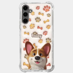Unconditional Love In Fur - Dog Personalized Custom 3D Inflated Effect Printed Clear Phone Case - Gift For Pet Owners, Pet Lovers -Pawfect House Store 67c83461a935c