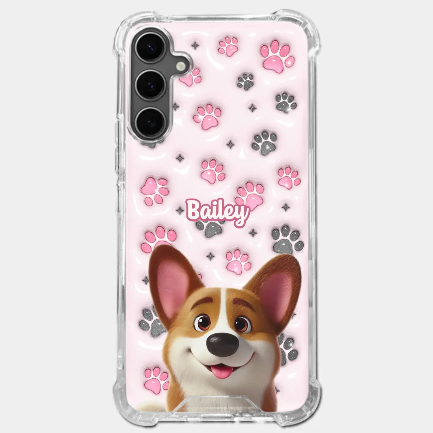 Loyal Paws, Endless Love - Dog Personalized Custom 3D Inflated Effect Printed Clear Phone Case - Gift For Pet Owners, Pet Lovers 7 Loyal Paws, Endless Love - Dog Personalized Custom 3D Inflated Effect Printed Clear Phone Case - Gift For Pet Owners, Pet Lovers - Image 7