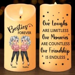 Life’s Better With Besties By Your Side - Bestie Personalized Custom LED Candle - Gift For Best Friends, BFF, Sisters -Pawfect House Store 67c9294e8dbc7