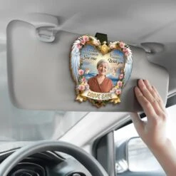 Custom Photo Always Watching Over You - Memorial Personalized Custom Car Visor Clip - Sympathy Gift For Family Members 8 Custom Photo Always Watching Over You - Memorial Personalized Custom Car Visor Clip - Sympathy Gift For Family Members -Pawfect House Store 67c9678545841