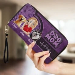 Pawsitively The Best Companion - Dog Personalized Custom Leather Long Wallet - Gift For Pet Owners, Pet Lovers -Pawfect House Store 67cac530a81a4