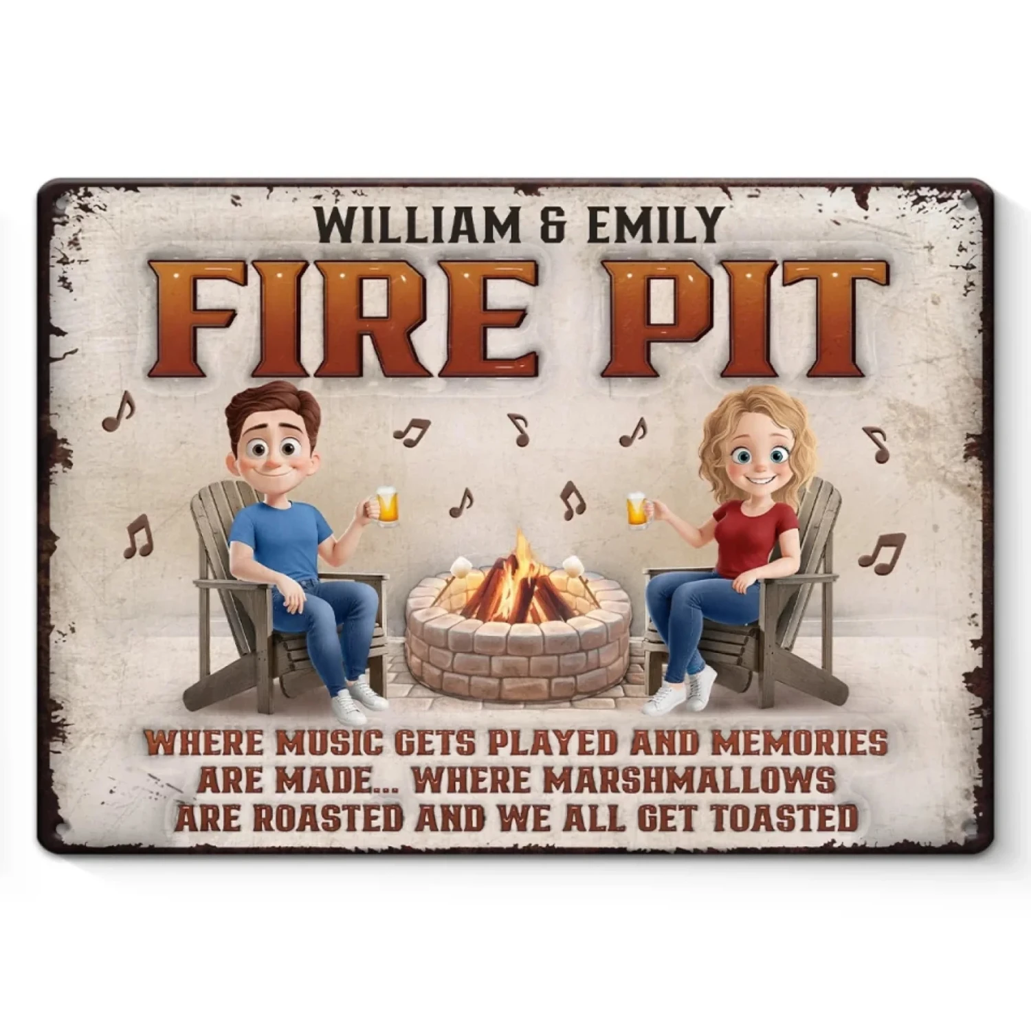 Good Vibes, Good Drinks - Couple Personalized Custom Home Decor Metal Sign - House Warming Gift For Husband Wife, Anniversary 1 Good Vibes, Good Drinks - Couple Personalized Custom Home Decor Metal Sign - House Warming Gift For Husband Wife, Anniversary