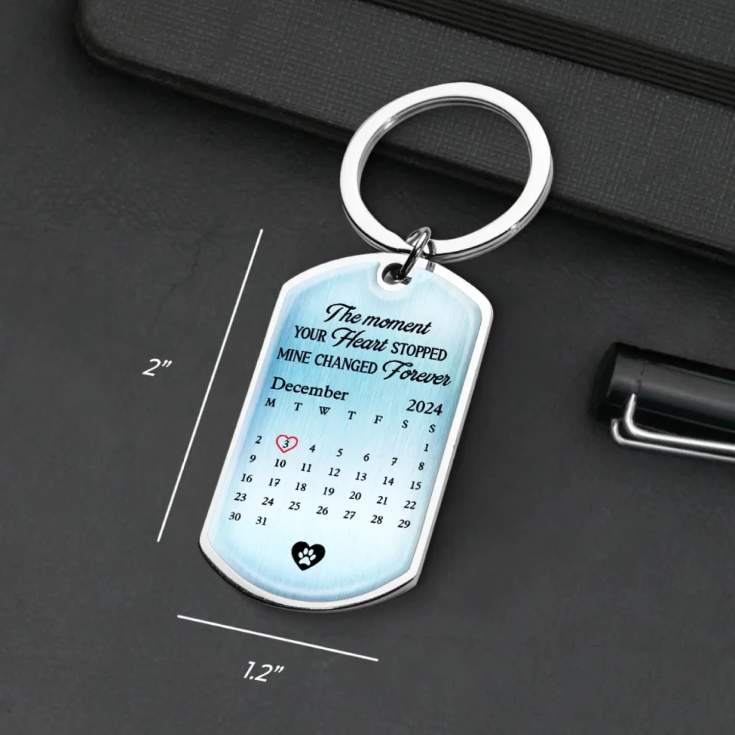 Custom Photo Your Paw Prints Are Etched In My Soul - Memorial Personalized Custom Keychain - Sympathy Gift For Pet Owners, Pet Lovers 5 Custom Photo Your Paw Prints Are Etched In My Soul - Memorial Personalized Custom Keychain - Sympathy Gift For Pet Owners, Pet Lovers - Image 5