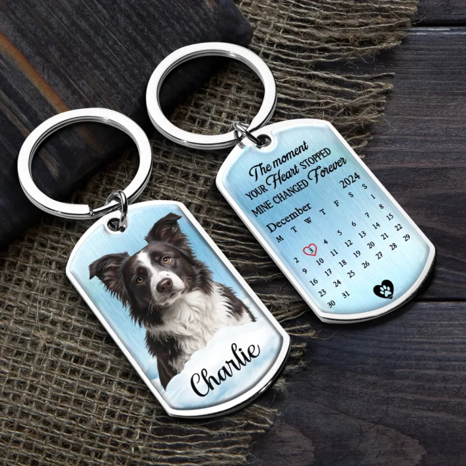 Custom Photo Your Paw Prints Are Etched In My Soul - Memorial Personalized Custom Keychain - Sympathy Gift For Pet Owners, Pet Lovers 4 Custom Photo Your Paw Prints Are Etched In My Soul - Memorial Personalized Custom Keychain - Sympathy Gift For Pet Owners, Pet Lovers - Image 4