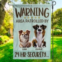 Fierce Love, Fearless Guard - Dog Personalized Custom Flag - Gift For Pet Owners, Pet Lovers -Pawfect House Store 67ceb35382434