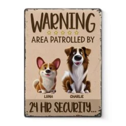 Enter With Treats Only - Dog & Cat Personalized Custom Home Decor Metal Sign - House Warming Gift For Pet Owners, Pet Lovers