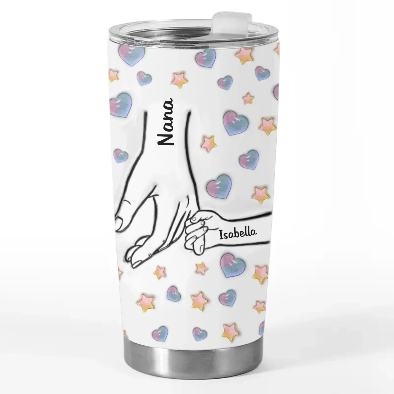 Together Always, No Matter What - Family Personalized Custom 3D Inflated Effect Printed Tumbler - Mother's Day, Gift For Mom, Grandma 2 Together Always, No Matter What - Family Personalized Custom 3D Inflated Effect Printed Tumbler - Mother's Day, Gift For Mom, Grandma - Image 2