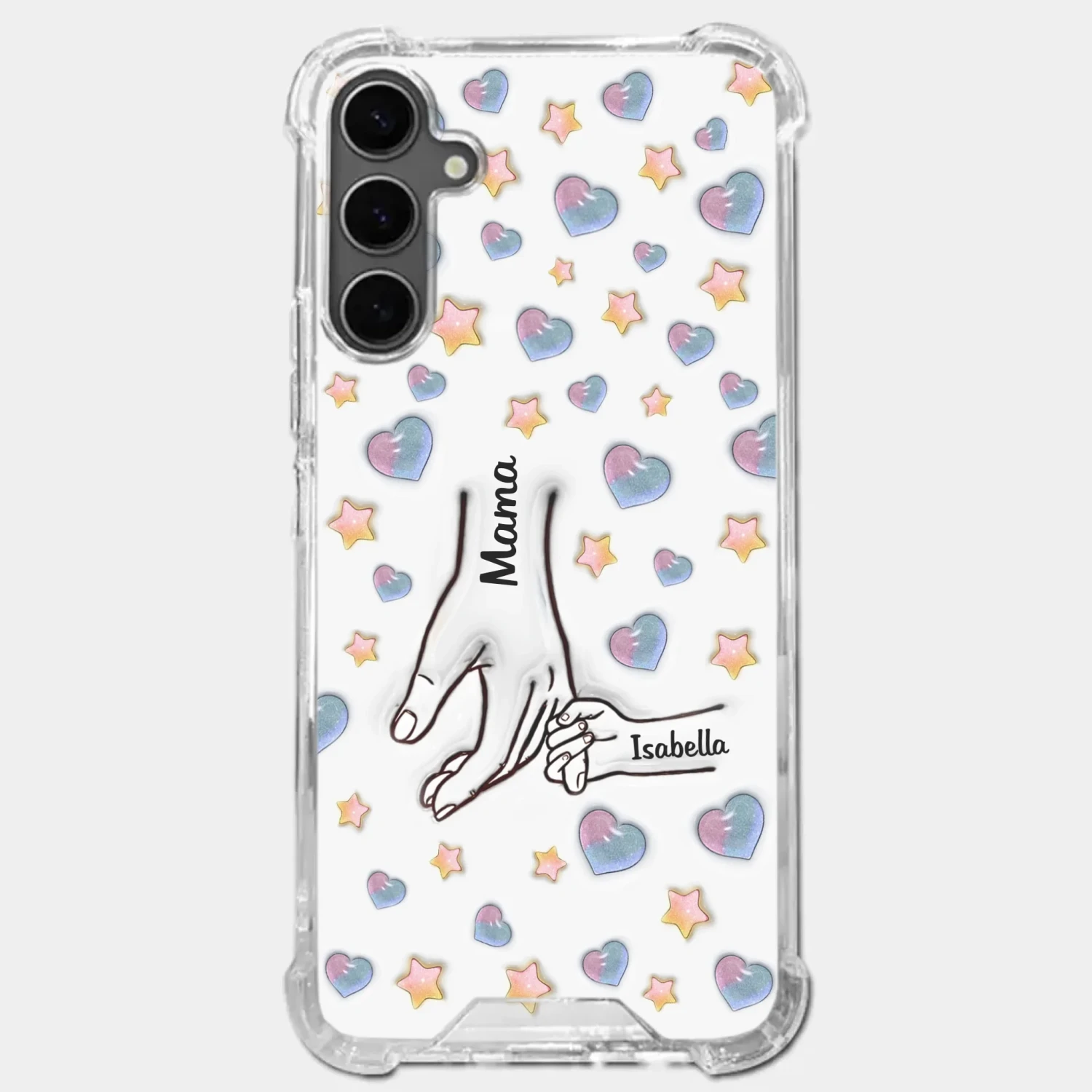 A Bond That Warms The Heart - Family Personalized Custom 3D Inflated Effect Printed Clear Phone Case - Mother's Day, Gift For Mom, Grandma 6 A Bond That Warms The Heart - Family Personalized Custom 3D Inflated Effect Printed Clear Phone Case - Mother's Day, Gift For Mom, Grandma - Image 6