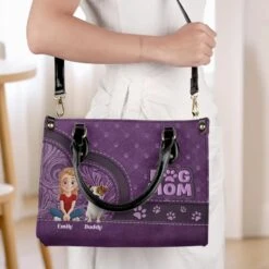 Dog Mom, More Love And Less Bark - Dog Personalized Custom Leather Handbag - Mother's Day, Gift For Pet Owners, Pet Lovers 9 Dog Mom, More Love And Less Bark - Dog Personalized Custom Leather Handbag - Mother's Day, Gift For Pet Owners, Pet Lovers -Pawfect House Store 67d0ea125d3ef