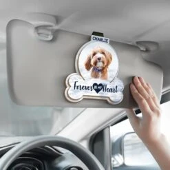 Custom Photo I Will Carry You With Me - Memorial Personalized Custom Car Visor Clip - Sympathy Gift For Pet Owners, Pet Lovers 7 Custom Photo I Will Carry You With Me - Memorial Personalized Custom Car Visor Clip - Sympathy Gift For Pet Owners, Pet Lovers -Pawfect House Store 67d0f70f5b89f