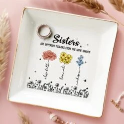 Best Friends Are The Flowers That Brighten Life - Bestie Personalized Custom Jewelry Dish - Gift For Best Friends, BFF, Sisters 7 Best Friends Are The Flowers That Brighten Life - Bestie Personalized Custom Jewelry Dish - Gift For Best Friends, BFF, Sisters -Pawfect House Store 67d0fab6c403f