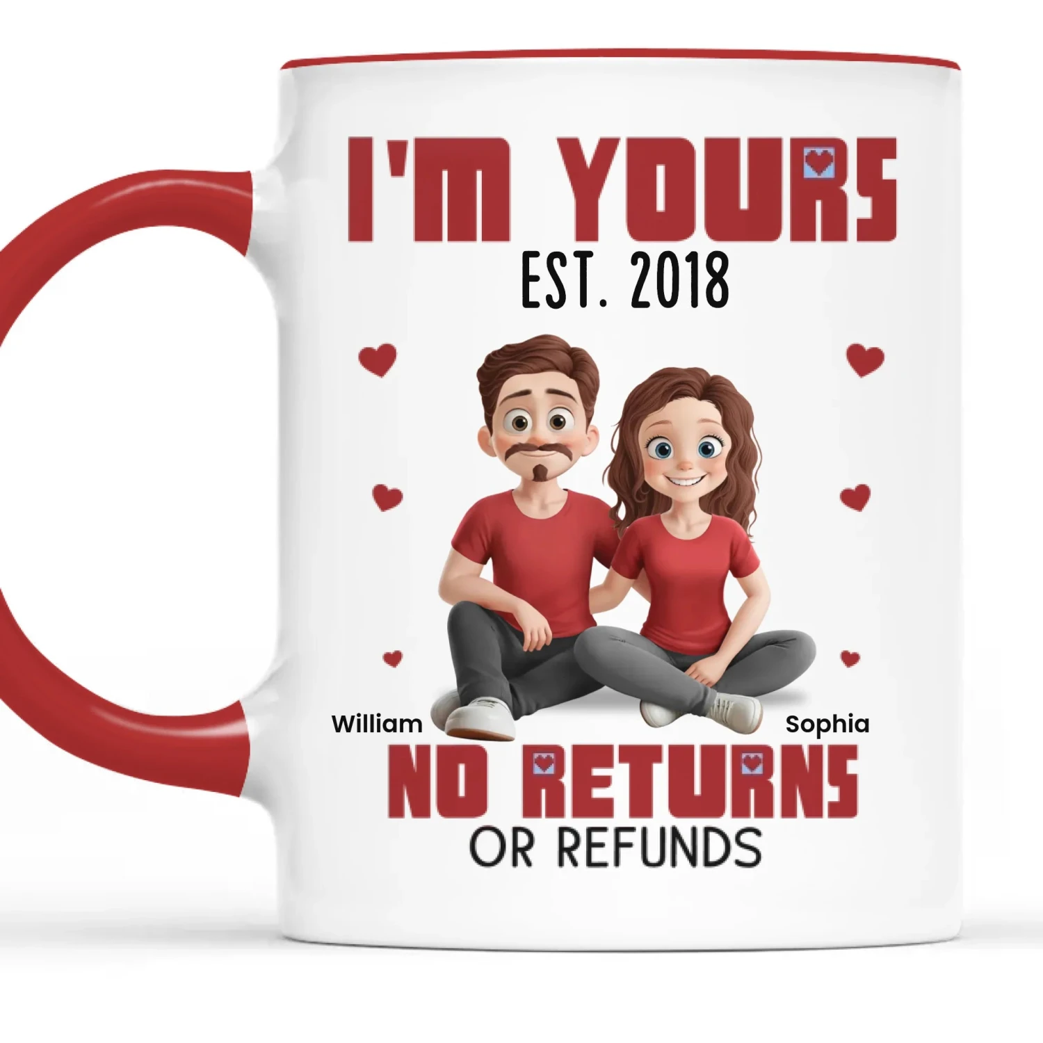 Once Yours, Always Yours - Couple Personalized Custom Mug - Gift For Husband Wife, Anniversary 6 Once Yours, Always Yours - Couple Personalized Custom Mug - Gift For Husband Wife, Anniversary - Image 6