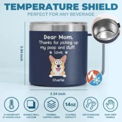 You’re Pawsome, Dad - Dog & Cat Personalized Custom 14oz Stainless Steel Tumbler With Handle - Gift For Pet Owners, Pet Lovers 16 You’re Pawsome, Dad - Dog & Cat Personalized Custom 14oz Stainless Steel Tumbler With Handle - Gift For Pet Owners, Pet Lovers -Pawfect House Store 67d3f569314a6