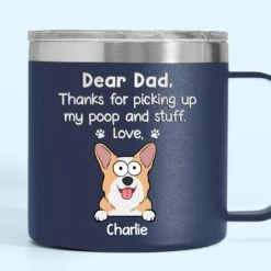 You’re Pawsome, Dad - Dog & Cat Personalized Custom 14oz Stainless Steel Tumbler With Handle - Gift For Pet Owners, Pet Lovers 12 You’re Pawsome, Dad - Dog & Cat Personalized Custom 14oz Stainless Steel Tumbler With Handle - Gift For Pet Owners, Pet Lovers -Pawfect House Store 67d4052467d7c