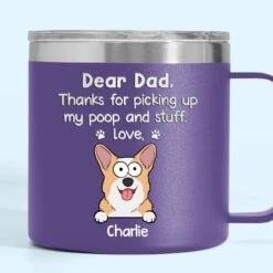 You’re Pawsome, Dad - Dog & Cat Personalized Custom 14oz Stainless Steel Tumbler With Handle - Gift For Pet Owners, Pet Lovers 13 You’re Pawsome, Dad - Dog & Cat Personalized Custom 14oz Stainless Steel Tumbler With Handle - Gift For Pet Owners, Pet Lovers -Pawfect House Store 67d405273ea9e