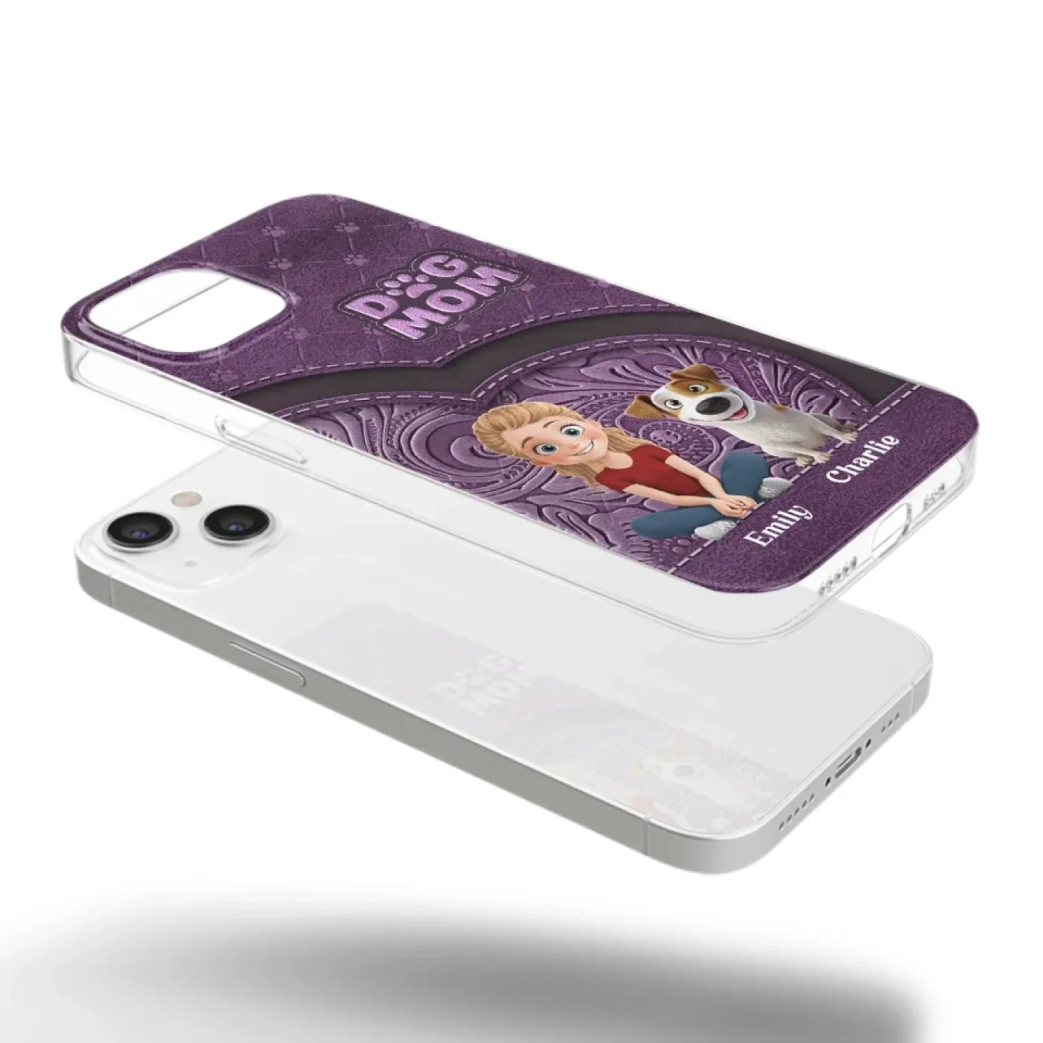 Love, Your Loyal Snack Beggars - Dog Personalized Custom Clear Phone Case - Gift For Pet Owners, Pet Lovers 4 Love, Your Loyal Snack Beggars - Dog Personalized Custom Clear Phone Case - Gift For Pet Owners, Pet Lovers - Image 4