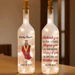 Dream Big, Graduate Bigger - Family Personalized Custom Bottle Lamp - Graduation Gift For Family Members, Siblings, Brothers, Sisters 7 Dream Big, Graduate Bigger - Family Personalized Custom Bottle Lamp - Graduation Gift For Family Members, Siblings, Brothers, Sisters -Pawfect House Store 67d75d5d1db19