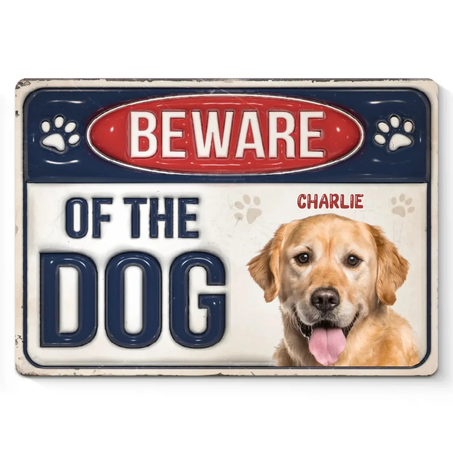 Custom Photo Step Inside If You Dare - Dog & Cat Personalized Custom 3D Inflated Effect Printed Home Decor Metal Sign - House Warming Gift For Pet Owners, Pet Lovers 2 Custom Photo Step Inside If You Dare - Dog & Cat Personalized Custom 3D Inflated Effect Printed Home Decor Metal Sign - House Warming Gift For Pet Owners, Pet Lovers - Image 2