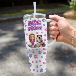 My Heart Belongs To A Fur Baby - Dog & Cat Personalized Custom 3D Inflated Effect Printed 40 Oz Stainless Steel Tumbler With Handle - Gift For Pet Owners, Pet Lovers 6 My Heart Belongs To A Fur Baby - Dog & Cat Personalized Custom 3D Inflated Effect Printed 40 Oz Stainless Steel Tumbler With Handle - Gift For Pet Owners, Pet Lovers -Pawfect House Store 67d7fb88b0350