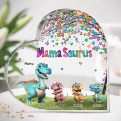 Your Love Is My Greatest Gift - Family Personalized Custom Heart Shaped Acrylic Plaque - Mother's Day, Gift For Mom, Grandma