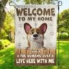 My House, My Rules - Dog Personalized Custom Flag - Gift For Pet Owners, Pet Lovers