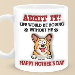 Thanks For Loving Us, Poop And All - Dog & Cat Personalized Custom 3D Inflated Effect Printed Mug - Gift For Pet Owners, Pet Lovers