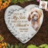 Custom Photo Rest In Peace, My Loyal Companion - Memorial Personalized Custom Heart Shaped Memorial Stone - Sympathy Gift For Pet Owners, Pet Lovers