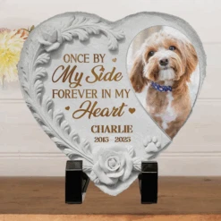Custom Photo Rest In Peace, My Loyal Companion - Memorial Personalized Custom Heart Shaped Memorial Stone - Sympathy Gift For Pet Owners, Pet Lovers 8 Custom Photo Rest In Peace, My Loyal Companion - Memorial Personalized Custom Heart Shaped Memorial Stone - Sympathy Gift For Pet Owners, Pet Lovers -Pawfect House Store 67d93f17cfdb4