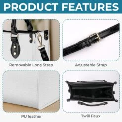 Furry Friends, Forever In My Heart - Dog Personalized Custom Leather Handbag - Gift For Pet Owners, Pet Lovers 11 Furry Friends, Forever In My Heart - Dog Personalized Custom Leather Handbag - Gift For Pet Owners, Pet Lovers -Pawfect House Store 67d953c830d62