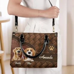 Furry Friends, Forever In My Heart - Dog Personalized Custom Leather Handbag - Gift For Pet Owners, Pet Lovers 9 Furry Friends, Forever In My Heart - Dog Personalized Custom Leather Handbag - Gift For Pet Owners, Pet Lovers -Pawfect House Store 67d953c855cd3