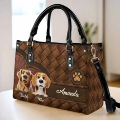 Furry Friends, Forever In My Heart - Dog Personalized Custom Leather Handbag - Gift For Pet Owners, Pet Lovers 8 Furry Friends, Forever In My Heart - Dog Personalized Custom Leather Handbag - Gift For Pet Owners, Pet Lovers -Pawfect House Store 67d953c86179b