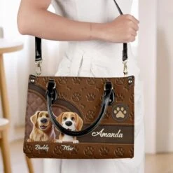 Tails Of Love And Friendship - Dog Personalized Custom Leather Handbag - Gift For Pet Owners, Pet Lovers 9 Tails Of Love And Friendship - Dog Personalized Custom Leather Handbag - Gift For Pet Owners, Pet Lovers -Pawfect House Store 67da06cb3c0d0