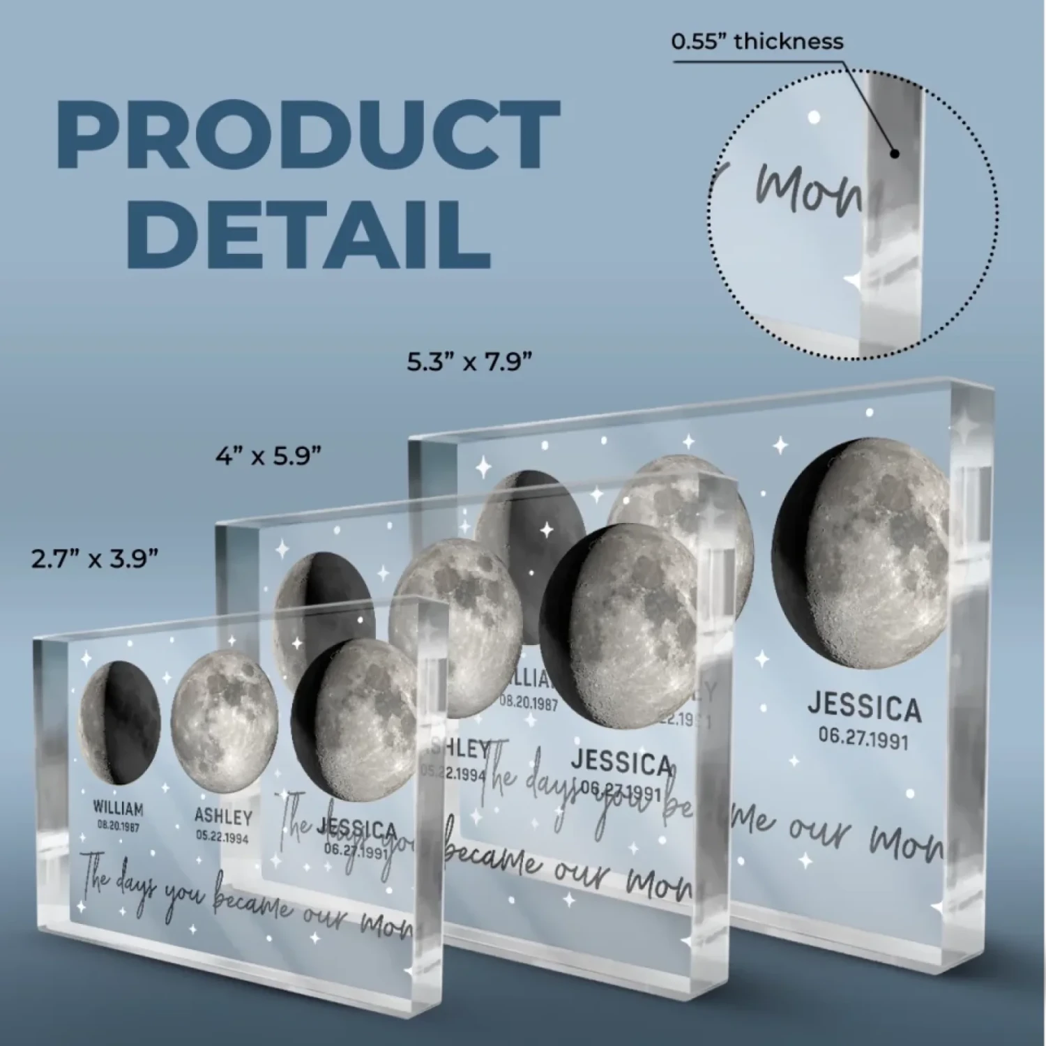 A Mother's Love, Always Guiding Us - Family Personalized Custom Rectangle Shaped Acrylic Plaque - Mother's Day, Gift For Mom, Grandma 5 A Mother's Love, Always Guiding Us - Family Personalized Custom Rectangle Shaped Acrylic Plaque - Mother's Day, Gift For Mom, Grandma - Image 5