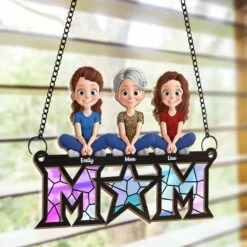 Mom, Our Guiding Star And Greatest Blessing - Family Personalized Window Hanging Suncatcher Ornament - Mother's Day, Gift For Mom, Grandma 8 Mom, Our Guiding Star And Greatest Blessing - Family Personalized Window Hanging Suncatcher Ornament - Mother's Day, Gift For Mom, Grandma -Pawfect House Store 67da7fa67e436