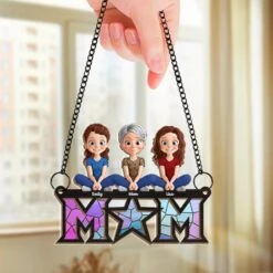 Mom, Our Guiding Star And Greatest Blessing - Family Personalized Window Hanging Suncatcher Ornament - Mother's Day, Gift For Mom, Grandma 7 Mom, Our Guiding Star And Greatest Blessing - Family Personalized Window Hanging Suncatcher Ornament - Mother's Day, Gift For Mom, Grandma -Pawfect House Store 67da7fa68a5b9