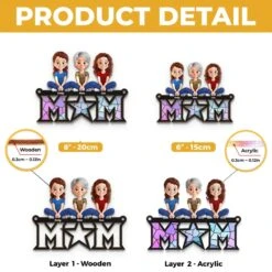 Mom, Our Guiding Star And Greatest Blessing - Family Personalized Window Hanging Suncatcher Ornament - Mother's Day, Gift For Mom, Grandma 9 Mom, Our Guiding Star And Greatest Blessing - Family Personalized Window Hanging Suncatcher Ornament - Mother's Day, Gift For Mom, Grandma -Pawfect House Store 67da7fa6a007b