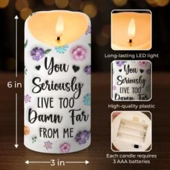 Forever Connected, No Matter The Miles - Bestie Personalized Custom 3D Inflated Effect Printed LED Candle - Gift For Best Friends, BFF, Sisters 7 Forever Connected, No Matter The Miles - Bestie Personalized Custom 3D Inflated Effect Printed LED Candle - Gift For Best Friends, BFF, Sisters -Pawfect House Store 67dd1bbc62c0f