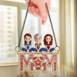 Our Shining Star - Family Personalized Window Hanging Suncatcher Ornament - Mother's Day, Gift For Mom, Grandma 7 Our Shining Star - Family Personalized Window Hanging Suncatcher Ornament - Mother's Day, Gift For Mom, Grandma -Pawfect House Store 67dd2e988e773