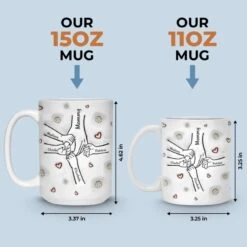 Mom, You Make Us Whole - Family Personalized Custom 3D Inflated Effect Printed Mug - Mother's Day, Gift For Mom, Grandma -Pawfect House Store 67e0b184b6626