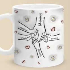Mom, You Make Us Whole - Family Personalized Custom 3D Inflated Effect Printed Mug - Mother's Day, Gift For Mom, Grandma