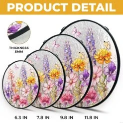 Her Love Blooms In Every Season - Family Personalized Custom Stained Glass Window Hanging Suncatcher - Mother's Day, Gift For Mom, Grandma 9 Her Love Blooms In Every Season - Family Personalized Custom Stained Glass Window Hanging Suncatcher - Mother's Day, Gift For Mom, Grandma -Pawfect House Store 67e0fc8029eb0