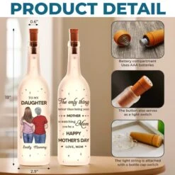 Growing Together In Love - Family Personalized Custom Bottle Lamp - Mother's Day, Gift For Mom, Daughter 9 Growing Together In Love - Family Personalized Custom Bottle Lamp - Mother's Day, Gift For Mom, Daughter -Pawfect House Store 67e13b6a6149d