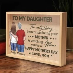 Every Step Echoes Her Love - Family Personalized Custom Frame Light Box - Mother's Day, Gift For Mom, Daughter -Pawfect House Store 67e13f709d3bd