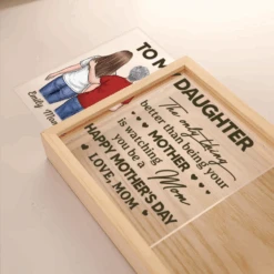 Every Step Echoes Her Love - Family Personalized Custom Frame Light Box - Mother's Day, Gift For Mom, Daughter -Pawfect House Store 67e13f70d2a7c