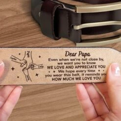 Forever Loved, Always Appreciated - Family Personalized Custom Engraved Leather Belt - Father's Day, Gift For Dad, Grandpa 8 Forever Loved, Always Appreciated - Family Personalized Custom Engraved Leather Belt - Father's Day, Gift For Dad, Grandpa -Pawfect House Store 67e1f575de11a